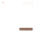 Tablet Screenshot of gourmetiberico.com